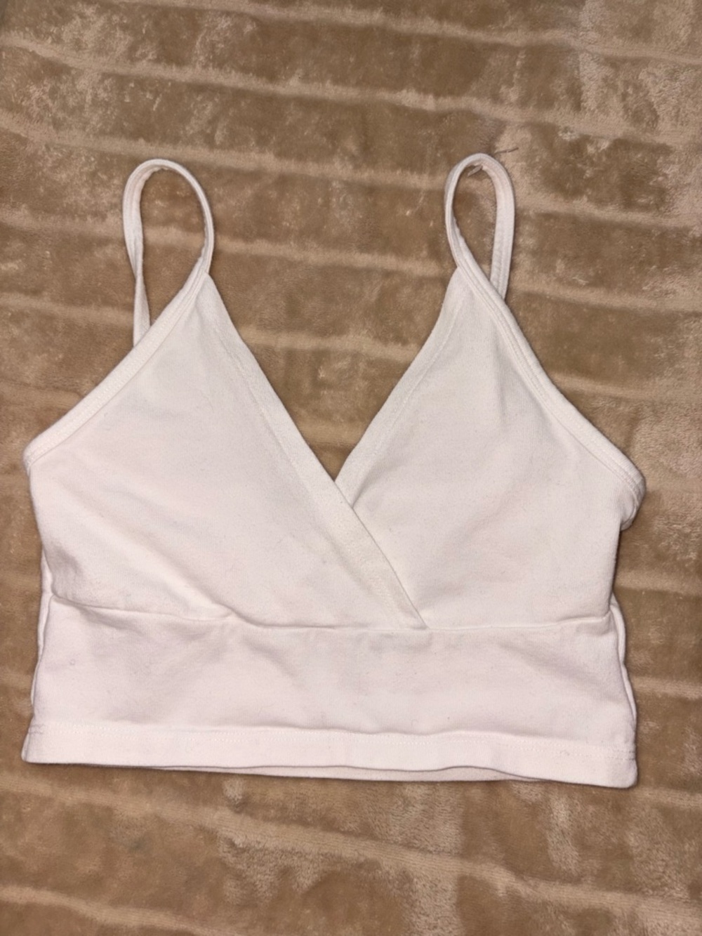 Brandy Melville White Wrap Bralette